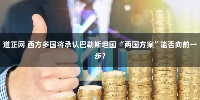 道正网 西方多国将承认巴勒斯坦国 “两国方案”能否向前一步？